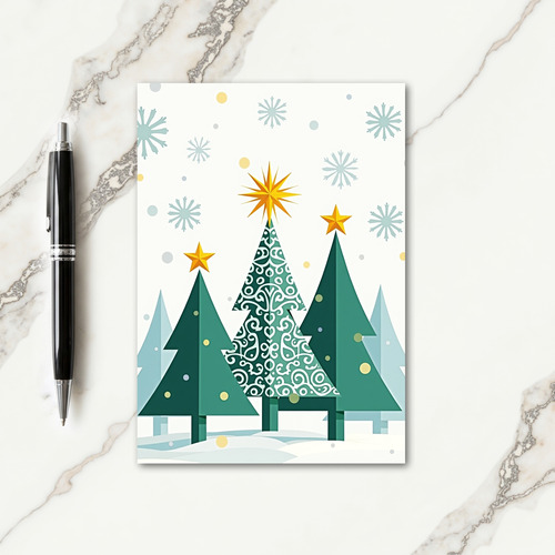 Stylized Christmas Card