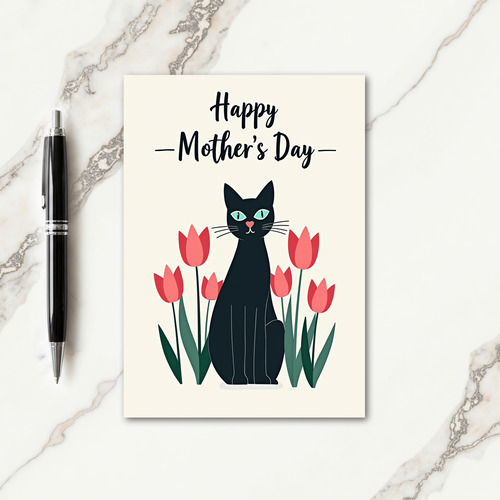 Stylized Pet Mother Card