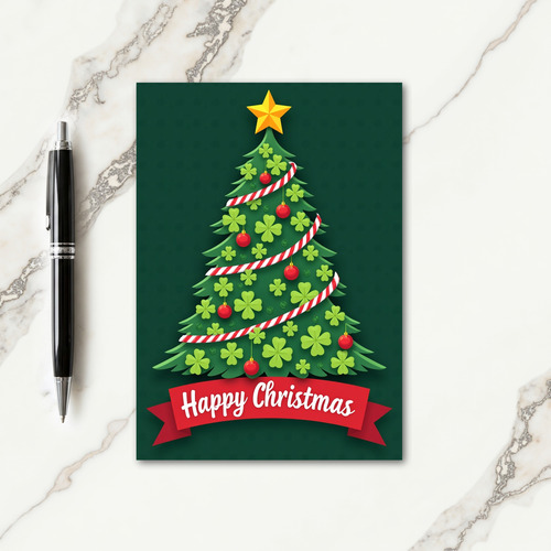 Stylized Tree Festive Card