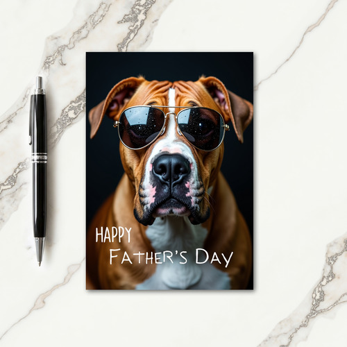 Suave Pet Fathers Day Card