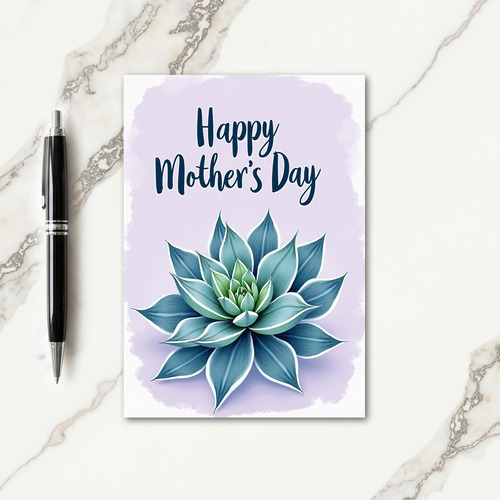Succulent Mothers Day Card