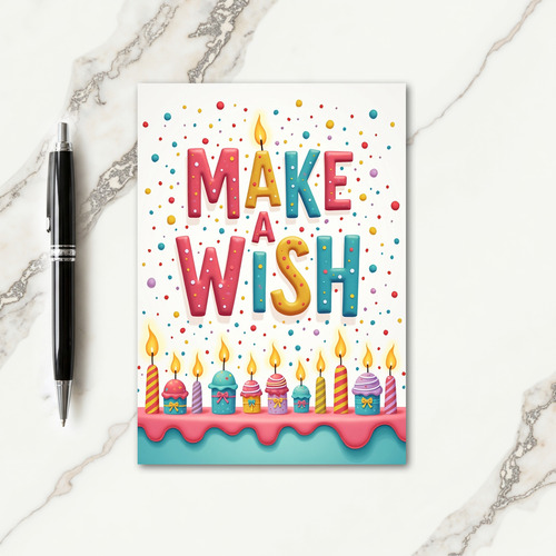 Sugared Sprinkle Birthday Wish Card