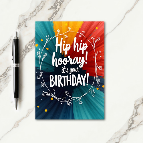 Sunburst Birthday Card