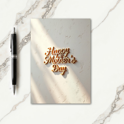 Sunlit Affection Mothers Day Card