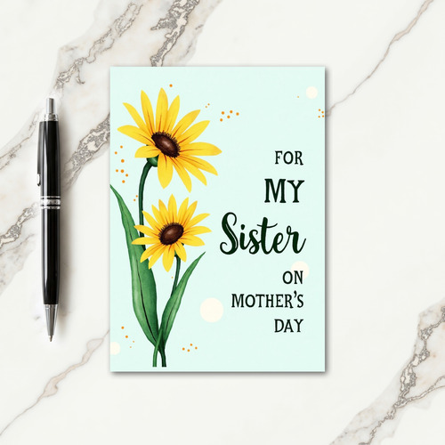 Sunlit Bloom Mothers Day Card