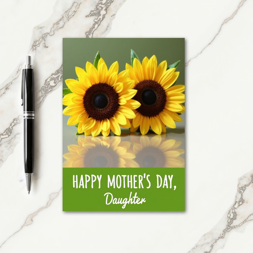 Sunlit Blossom Mothers Day Card