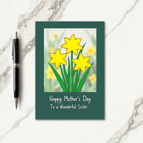 Sunlit Field Mothers Day Card