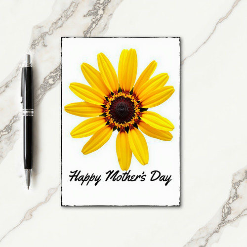 Sunlit Floral Mothers Day Card