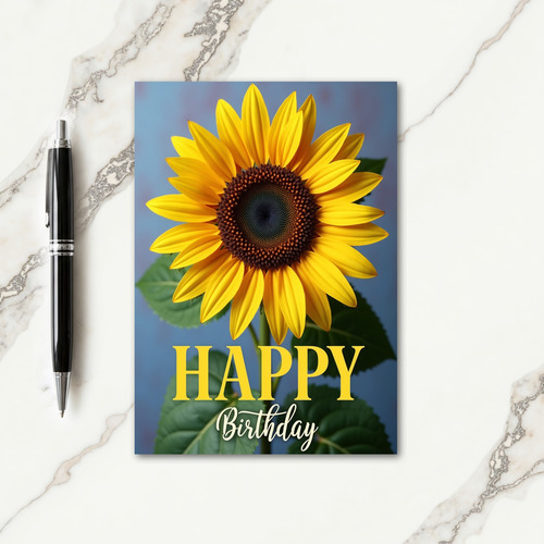 Sunlit Flower Celebration Card