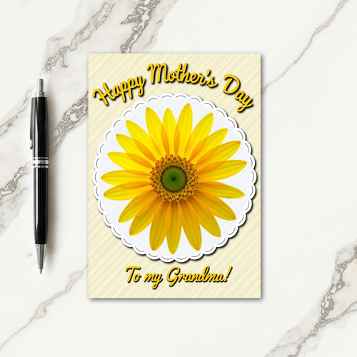 Sunlit Joy Mothers Day Card
