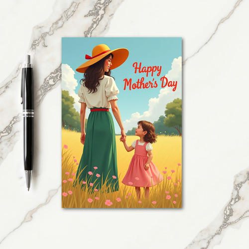 Sunlit Motherhood Moment Card
