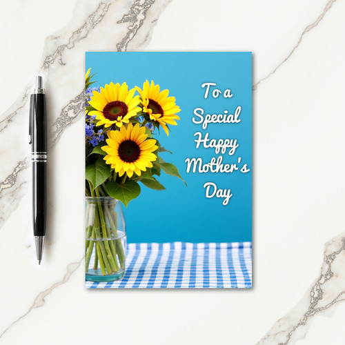 Sunlit Mothers Day Floral Card