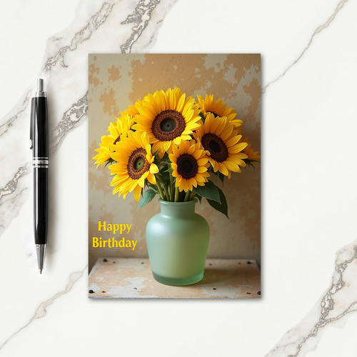 Sunny Birthday Bloom Card