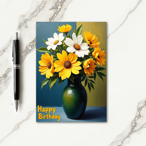Sunny Birthday Bouquet Card