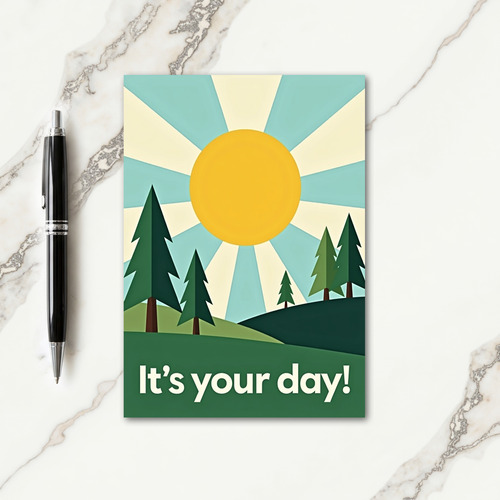 Sunny Birthday Graphic Card