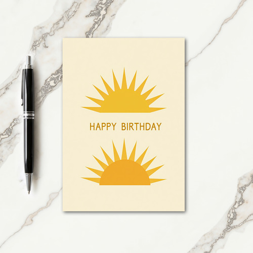 Sunny Birthday Ray Card