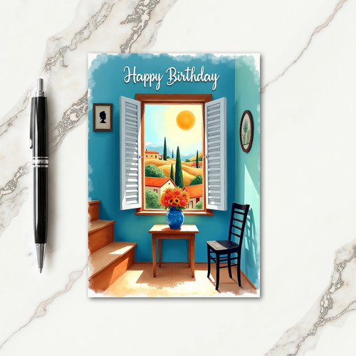 Sunny Birthday View Card