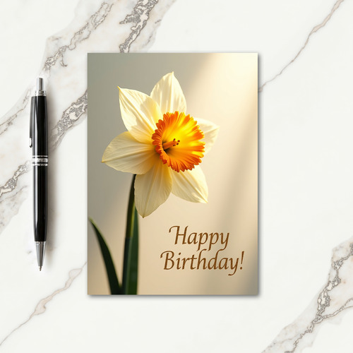 Sunny Bloom Birthday Card