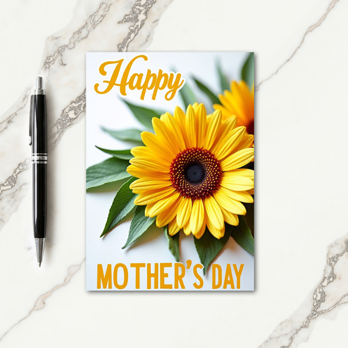 Sunny Blossom Mothers Day Card