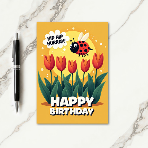 Sunny Bug Birthday Card