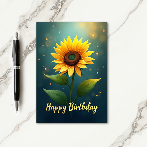 Sunny Celebration Birthday Card