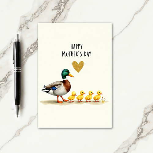 Sunny Chicks Mothers Day Card