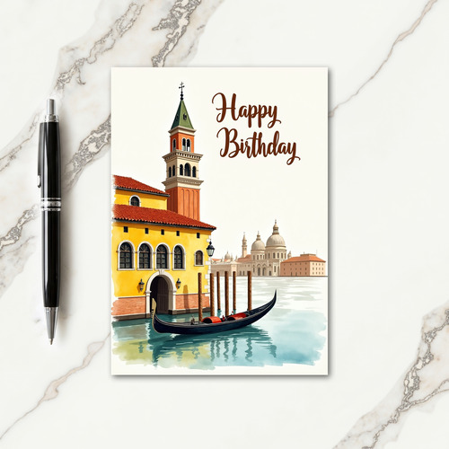 Sunny City Birthday Card