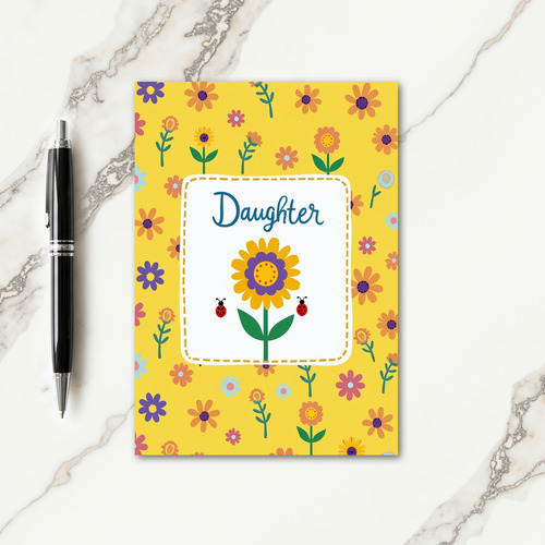Sunny Daughter Mothers Day Card
