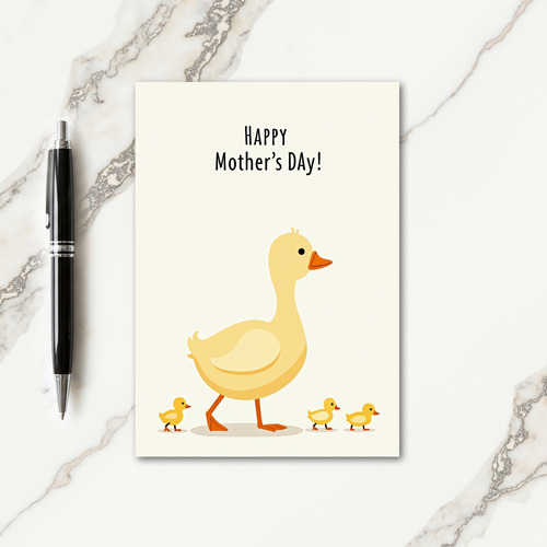 Sunny Ducklings Mothers Day Card