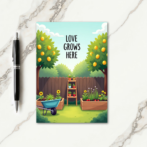 Sunny Fathers Day Garden Card
