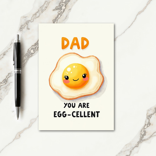 Sunny Fathers Day Illustration Card