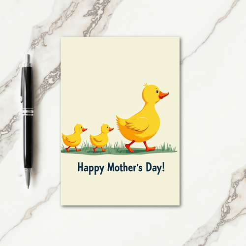 Sunny Feathered Mothers Day Card