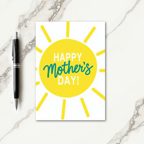 Sunny Mothers Day Message Card