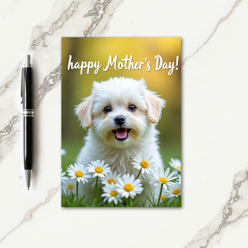 Sunny Mothers Day Puppy Card