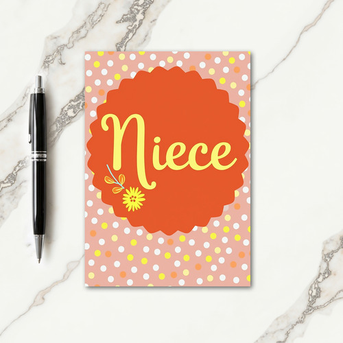 Sunny Niece Mothers Day Card