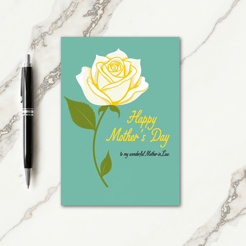 Sunny Rose Mothers Day Card