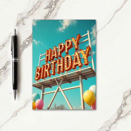 Sunny Sky Birthday Card