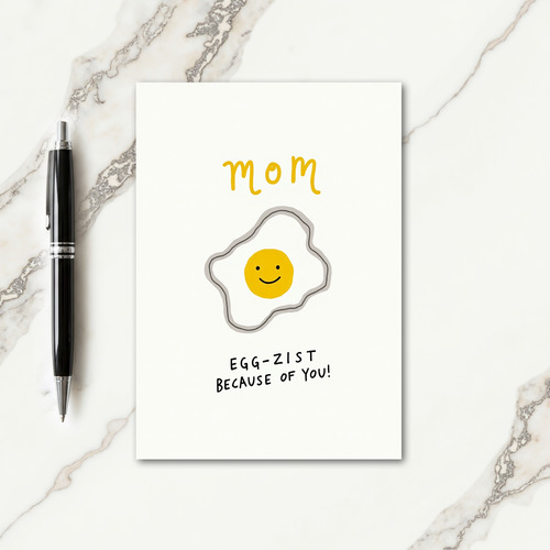 Sunny Smiley Mom Illustration Card
