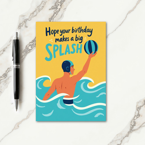 Sunny Splash Birthday Card
