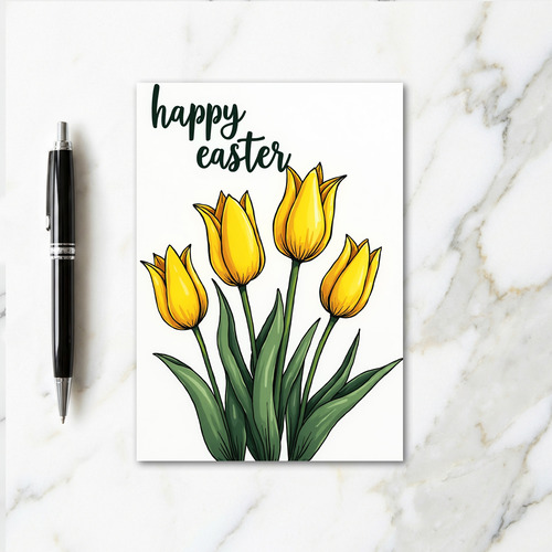 Sunny Spring Blossom Art Card