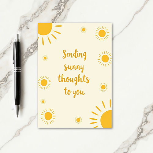 Sunny Thoughts Birthday Card