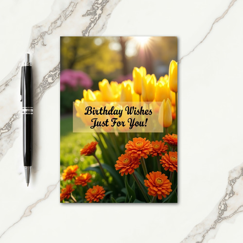 Sunny Wishes Birthday Card