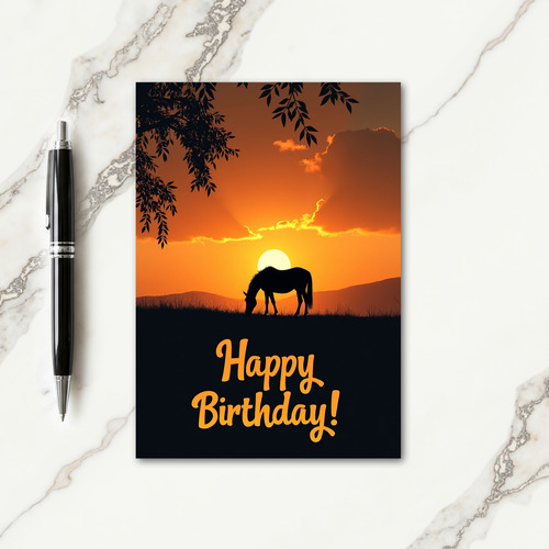 Sunrise Birthday Card