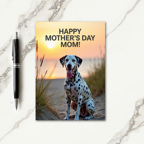 Sunset Canine Mother Love Card