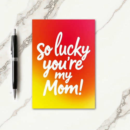 Sunset Hues Mothers Love Card