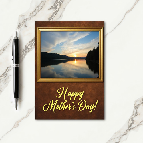 Sunset Mothers Day Card
