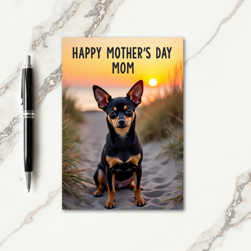 Sunset Mothers Day Love Card