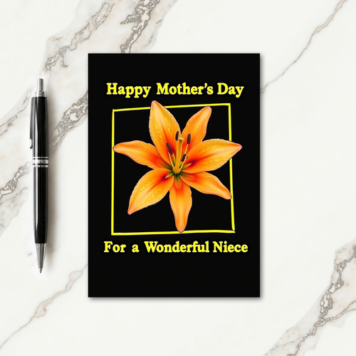 Sunset Petals Mothers Day Card