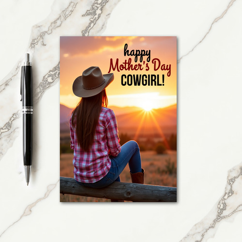 Sunset Plains Mothers Day Card