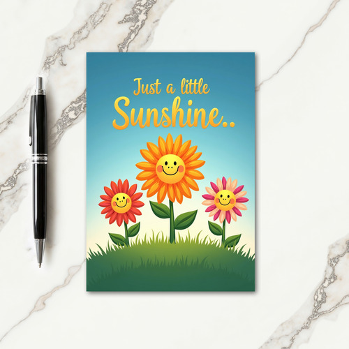 Sunshine Birthday Bloom Card